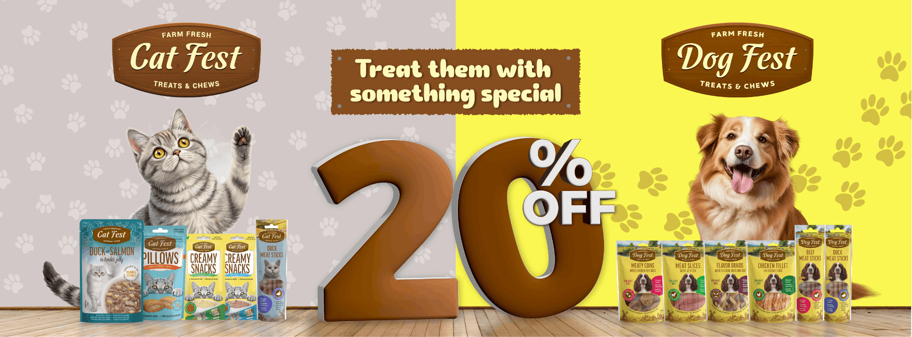 Dogfest & Catfest 20% offer